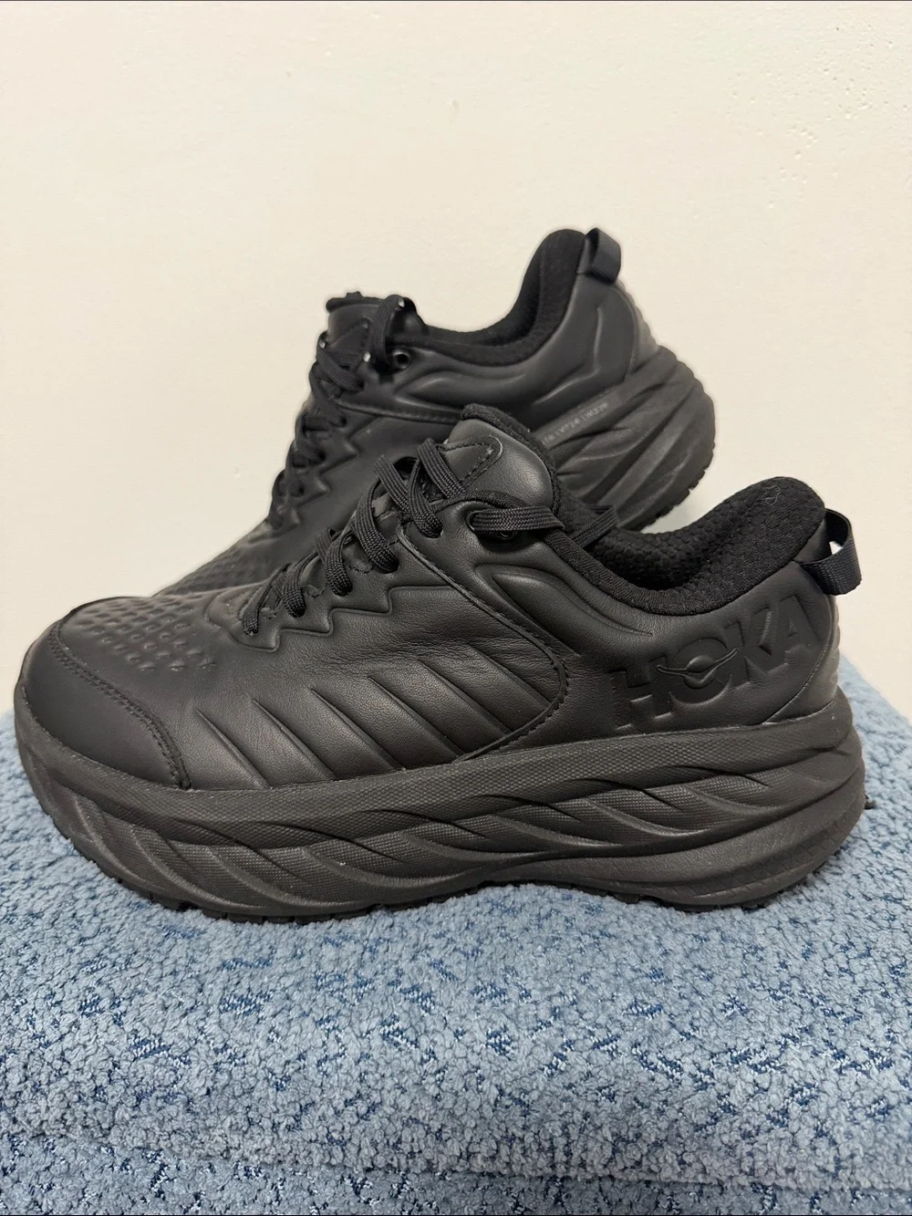 Hoka Bondi Women's Black Max-Cushion Athletic Shoe